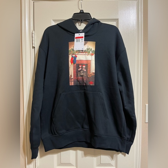 Jordan Other - Jordan Black Hoodie with Red Graphic